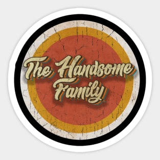 circle vintage The Handsome Family Sticker